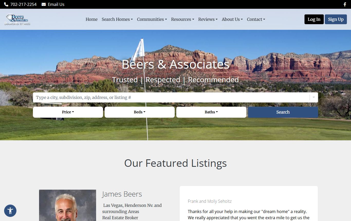 James Beers's current site