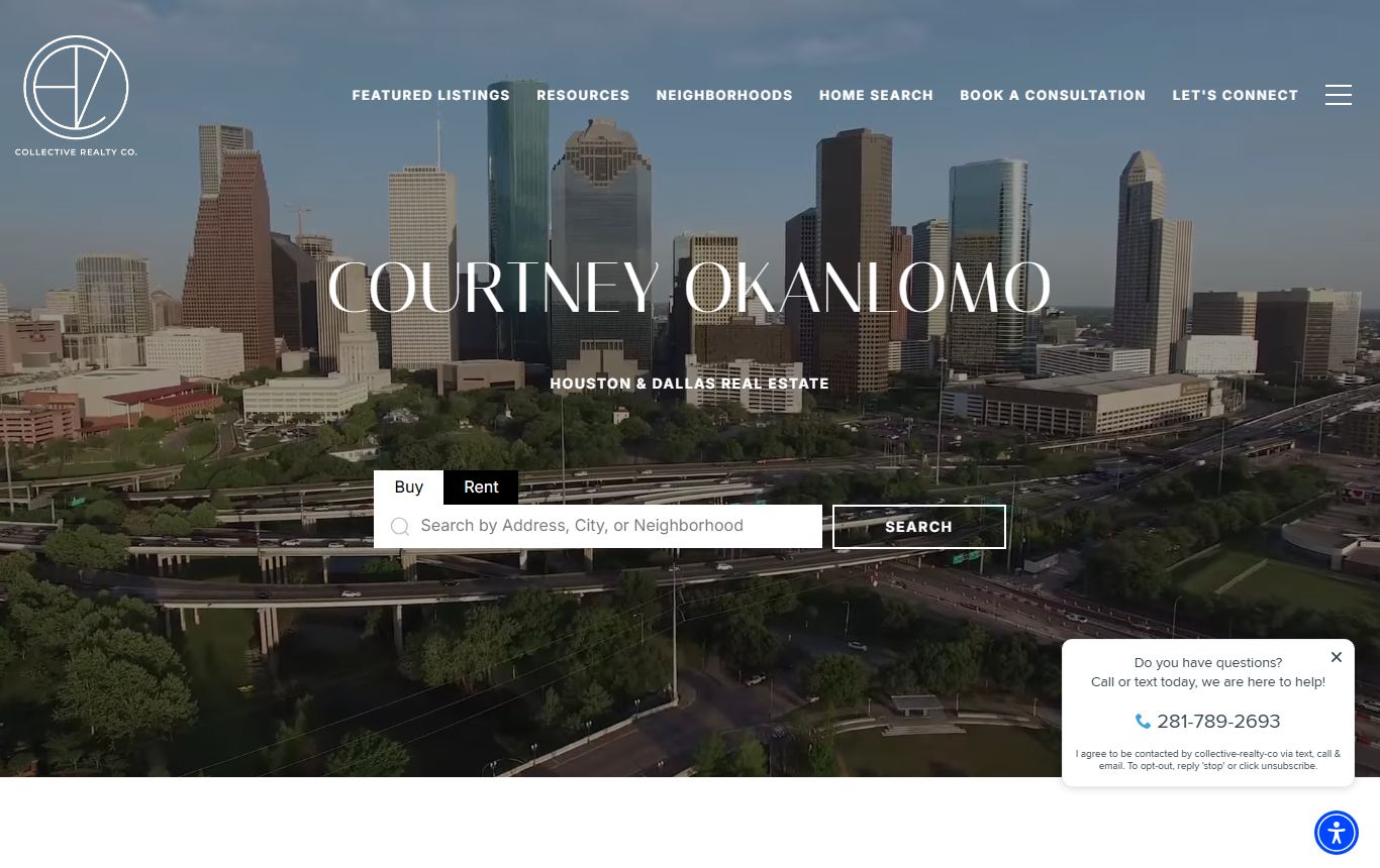 Courtney Okanlomo's current site