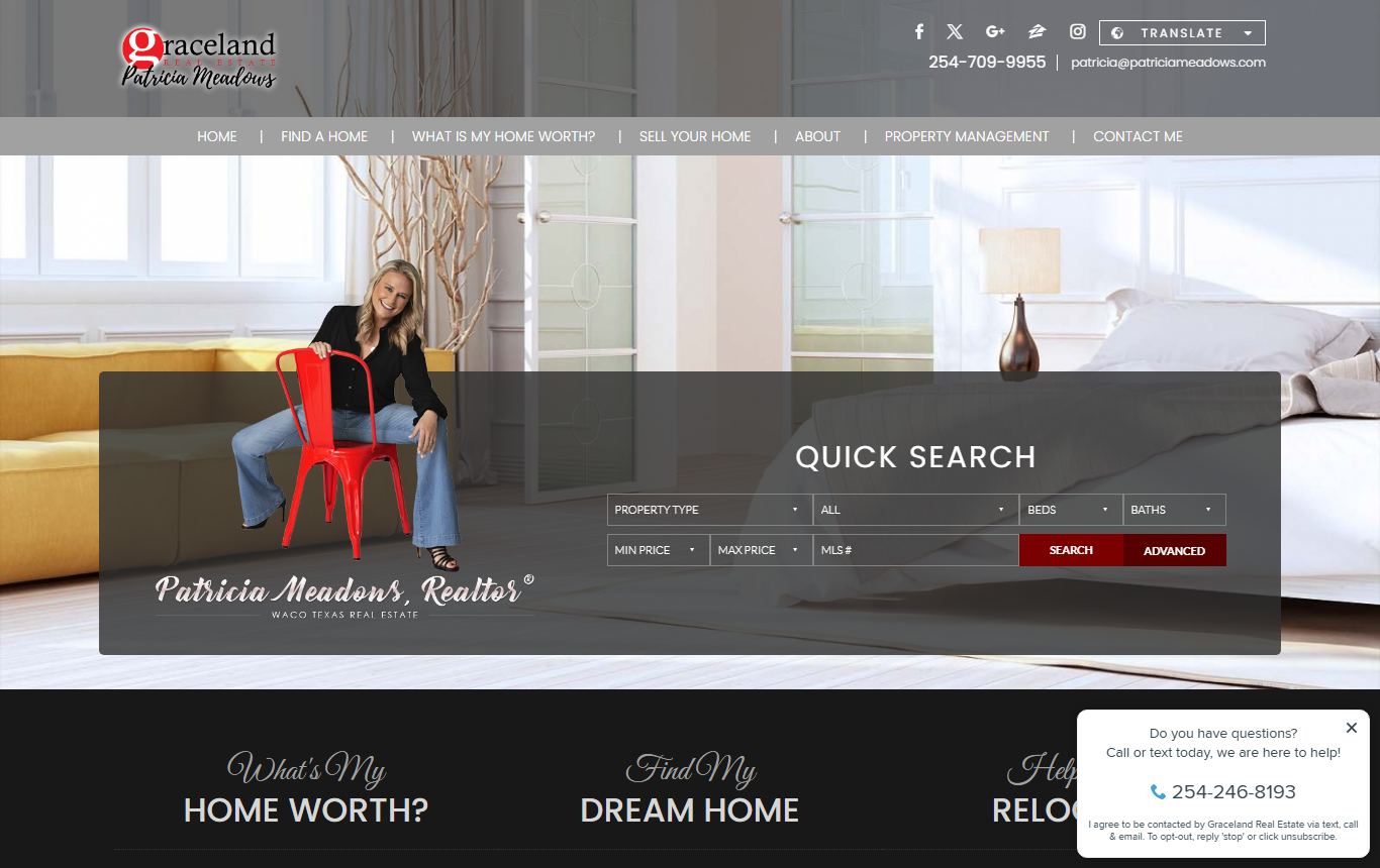 Patricia Saulter's current site